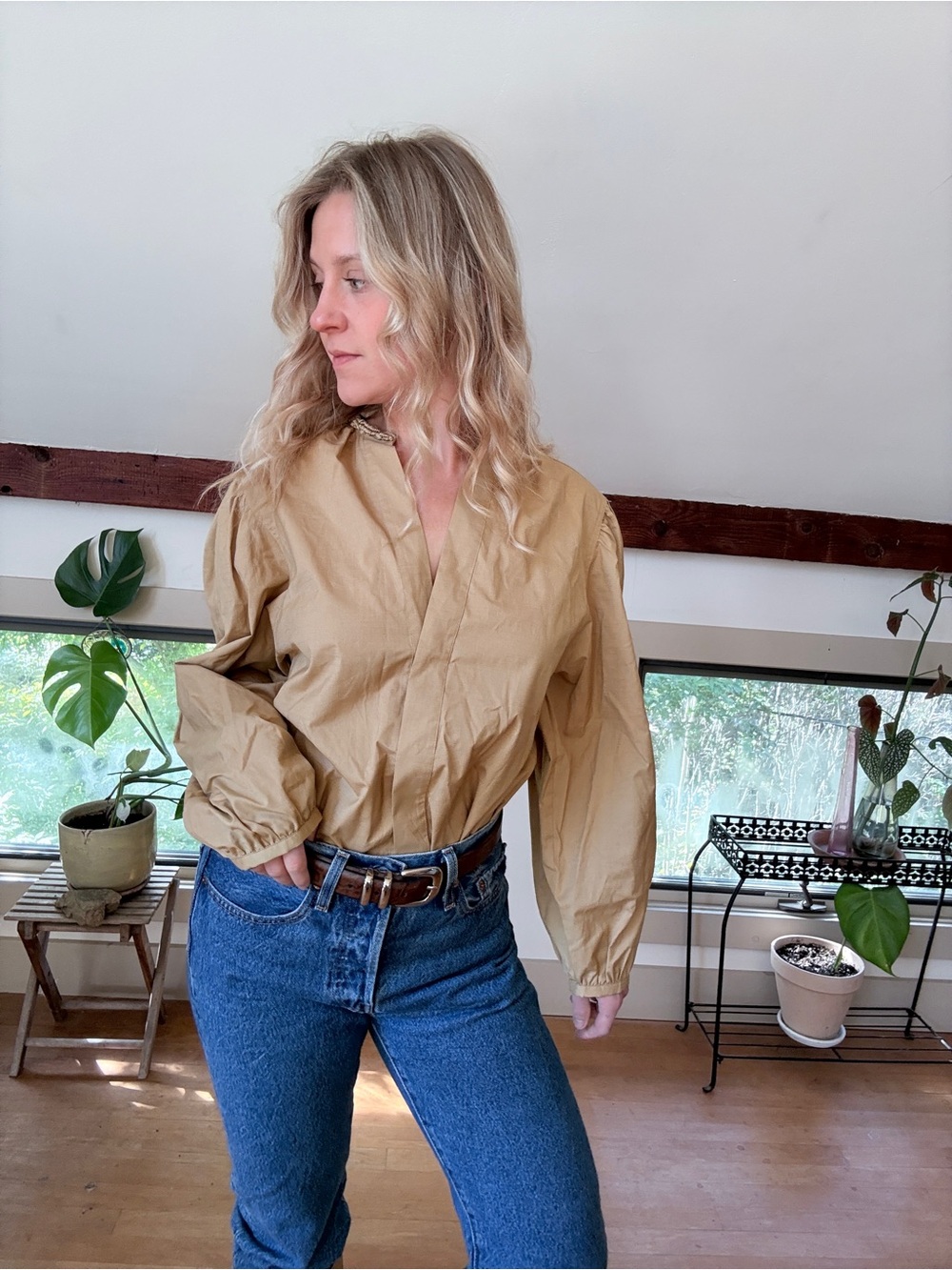 Cotton Vince Blouse